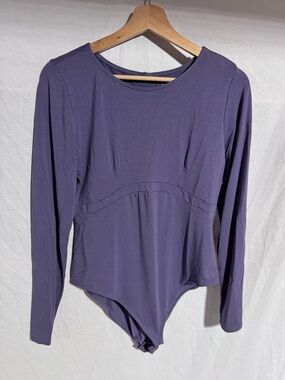 Adore Me long sleeve purple bodysuit Size Large